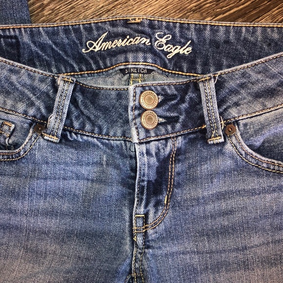 Ladies American Eagle Artist Stretch Jeans - Picture 2 of 5